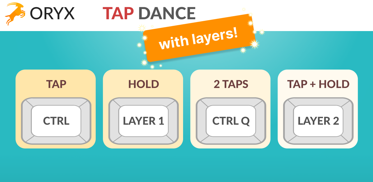 Tap Dance gets layer switching