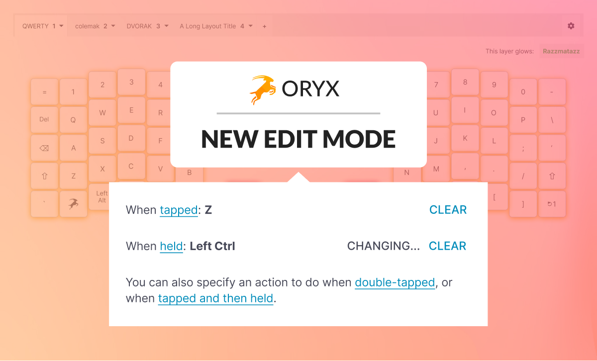 A New Edit Mode for Oryx