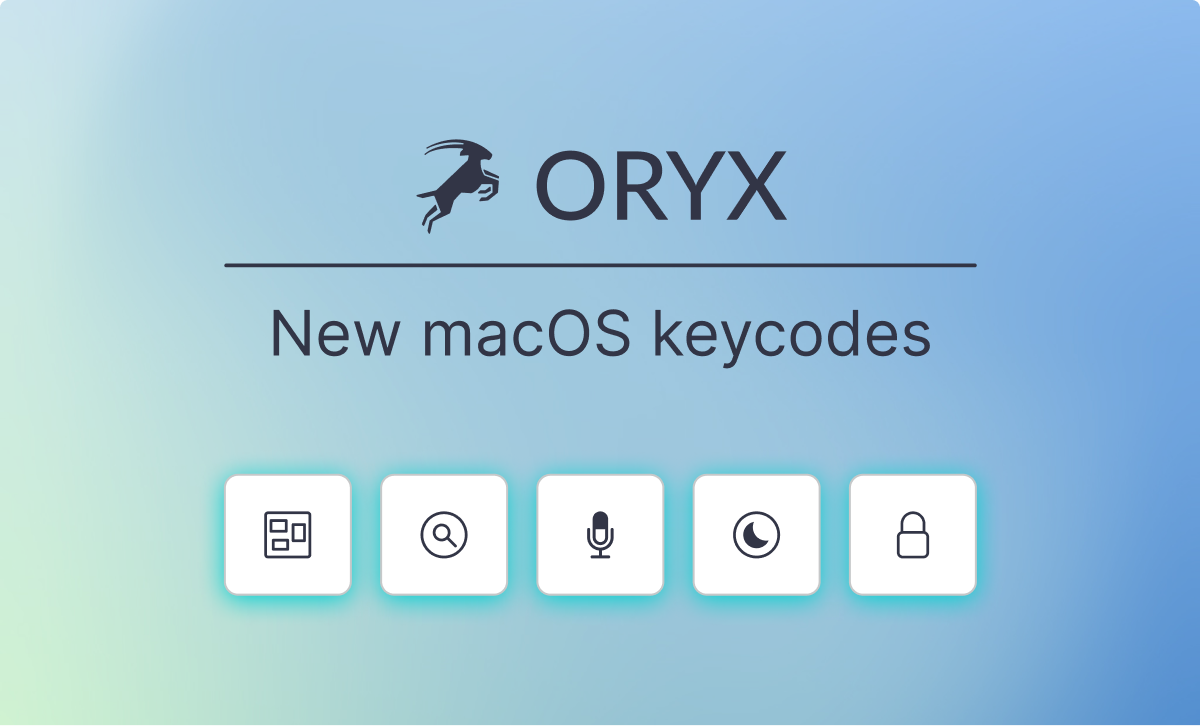 Introducing New macOS Keycodes