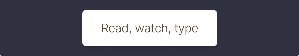 Practice typing with your favorite book excerpts