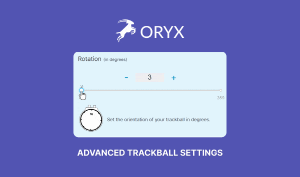 Advanced Trackball Settings